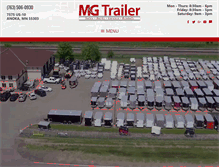 Tablet Screenshot of mgtrailer.com
